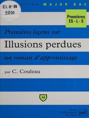cover image of Premières leçons sur Illusions perdues